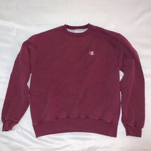 Champion maroon Crewneck sweatshirt Medium